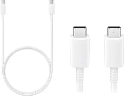 Produktbild von Schnell-Lade-/ Datenkabel original Samsung EP-DN975BWEG USB-C Stecker auf USB-C Stecker in weiß