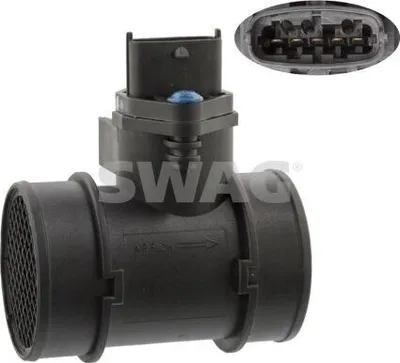 Produktbild von SWAG 40 10 4592 Luftmassenmesser LMM für OPEL Corsa C Schrägheck (X01) Luftmengenmesser