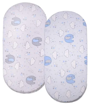 Image de Omgoods - Drap-housse pour poussette, lot de 2
