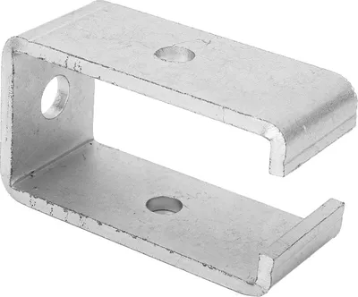 Obrázok produktu pre Strieborný kanálový držiak závesu koľajníc Heavy Duty Track Intermediate Hanger Bracket Support