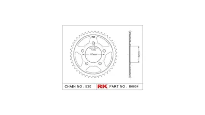Immagine prodotto di Pignone RK 530 39T acciaio argento
