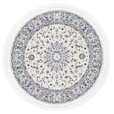 Produktbild von Orientalischer Teppich Nain Diane rund Ø 240 cm Creme