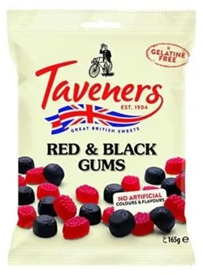 Productafbeelding van Taveners Red & Black Gums (165 gr)