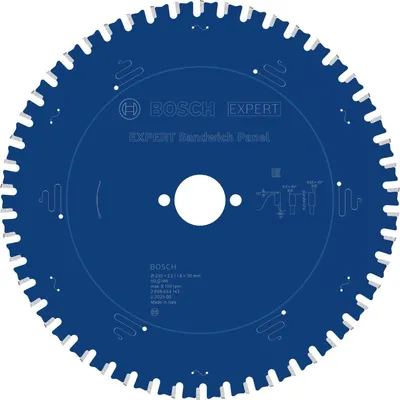 Obrázok produktu pre Kotúčová píla Expert pre sendvičové panely H 235 x 30 - 50