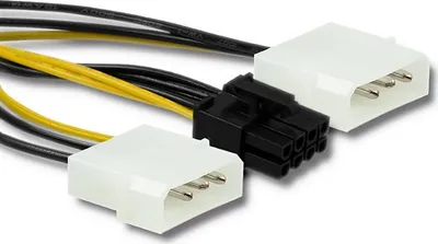 Obrázek produktu pro Adaptér 2x MOLEX / PCI-E 8pin |15cm