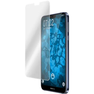 Produktbild von 4er-Pack PhoneNatic Displayschutzfolien klar Flexible Folien kompatibel mit  Nokia 7.1