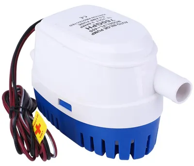 Produktbild von Automatische Tauchpumpe für Bilgenwasser, 12V, mit Schwimmerschalter, für Wohnwagen, Boote und Wohnmobile