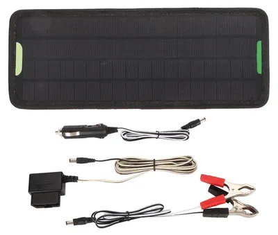 Productafbeelding van 10W 12V Zonnepaneel Auto Batterijlader, Efficiënt Opladen voor Autobatterijen