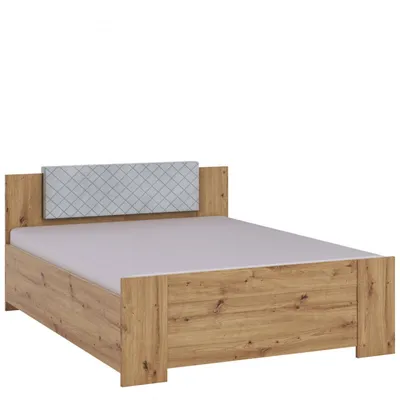 Obrázek produktu pro Manželská postel 160x200 CORTLAND 1 - dub artisan / bílá