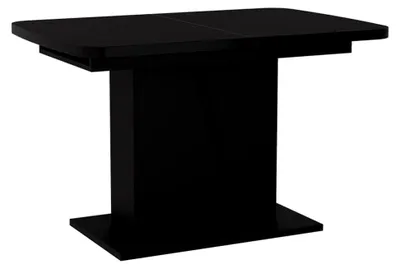 Produktbild von Ausziehbarer Esstisch Fenaro, Schwarz, 120/160 x 80 cm