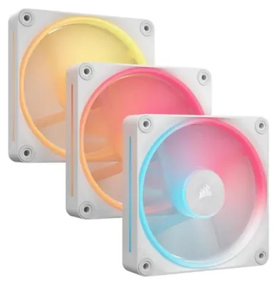 Zdjęcie produktu dla Corsair iCUE LINK LX120-R RGB, Wentylator, 12 cm, 2400 RPM, Czarny