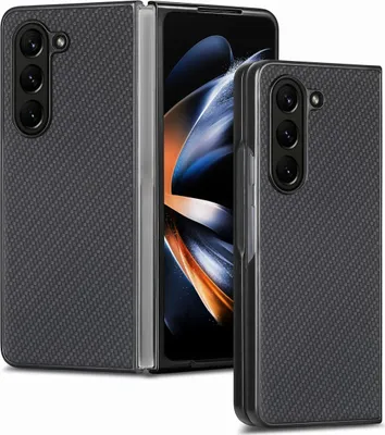 Produktbild von König Design Hülle kompatibel mit Kunstleder Handyhülle - Handy Case Schwarz