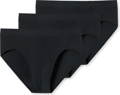Produktbild von SCHIESSER Herren Slips, 3er Pack - "95/5", Supermini Briefs, Stretch Baumwolle Schwarz L