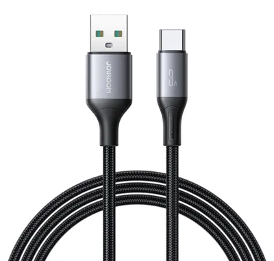 Zdjęcie produktu dla Kabel Joyroom S-A28 Flash Series 3A USB-A - USB-C 1m - czarny