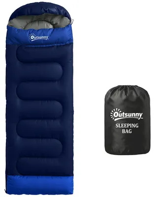 Immagine prodotto di Sacco a Pelo per Adulti, Leggero e Compatto, Blu Navy