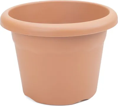 Productafbeelding van Plastic bloempot - diameter 30 cm, rond - terracotta