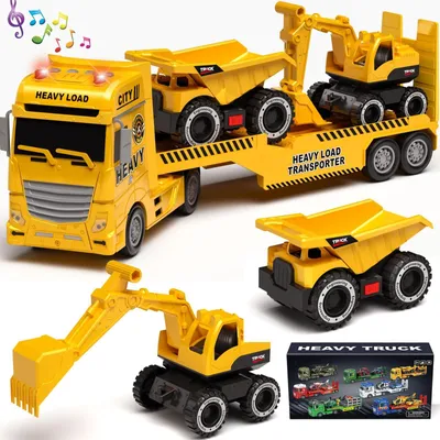 Produktbild von Abschleppwagen Spielzeug Konstruktionsspielzeug - 3 in 1 - Für Kinder