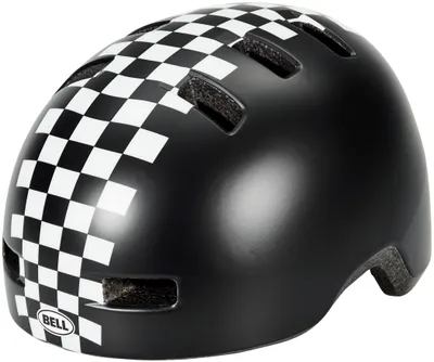 Produktbild von Bell Lil Ripper Helm Kinder matte black/wh check Kopfumfang Unisize | 47-54cm