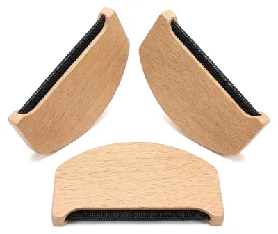 3-teiliger Holz-Fusselentferner für Kleidung, manuell