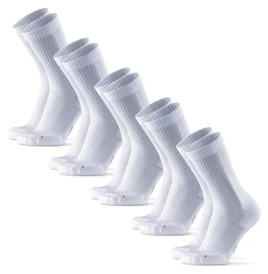 Produktbild von DANISH ENDURANCE Crew Laufsocken, 3 & 5 Paar, Weiß, 43-47