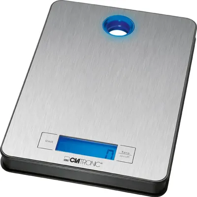 Produktbild von Clatronic Edelstahl-Küchenwaage KW 3412 edelstahl