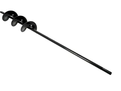 Immagine prodotto di Aqbau® Coclea per avvitatore a batteria 50 x 450 mm, coclea per terreno, coclea per giardino, coclea per piante, coclea per pali, coclea per terreno per trapano elettrico