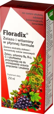 Obrázok produktu pre DOPLNOK STRAVY ELEZO + TEKUT VITAMNY 250 ml - SALUS (FLORADIX)