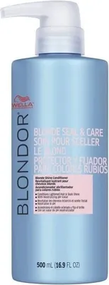 Produktbild von Wella Professionals Blondor Blonde Seal & Care, Frauen, Professionelle Haarspülung, Blondiertes Haar, Blond, Aufgehelltes Haar, Blond, Farbschutz, Glanz, 500 ml