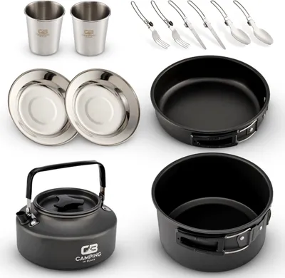 Image de Set de cuisine de camping pour 2 personnes
