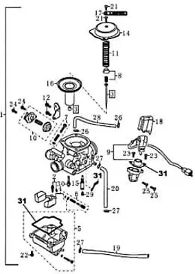 Produktbild von Kreidler Florett 125E Nadelventilsatz 125ccm 4Takt FIG E17E-2 Motorroller.de 125ccm-4Takt Motorrad Florett 125G Moped Ersatzteil Service Inpektion