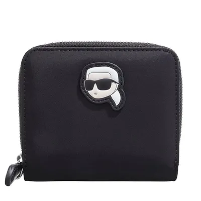 Produktbild von Karl Lagerfeld K Ikonik 2.0 Frauen Nylon Kle e Geldbörse Schwarz – Einheitsgröße / Schwarz