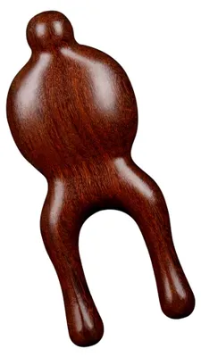 Produktbild von Gesichtsschabwerkzeug aus Naturholz für Massage und Entspannung