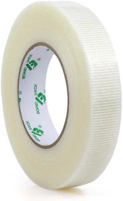 Immagine prodotto di Pellicola protettiva trasparente, dimensioni 50 m x 25 mm, resistente all'acqua e allo strappo, ideale per riparazioni e progetti fai-da-te