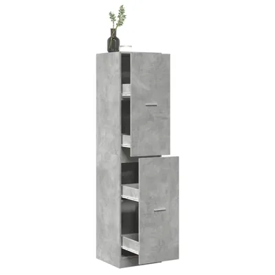 Produktbild von vidaXL Apothekerschrank Betongrau 40x41x174,5 cm Holzwerkstoff