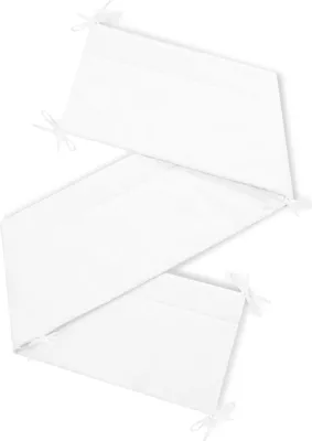 Produktbild von Amilian Bettumrandung Babybett Baby Kinder Nestchen Kantenschutz Bettnestchen Kopfumrandung für Laufstall Bettausstattung Bettschlange 180 cm