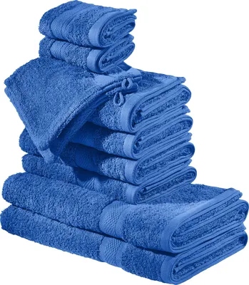 Produktbild von REDBEST Frottier-Set Chicago" 10-teilig royalblau OneSize"