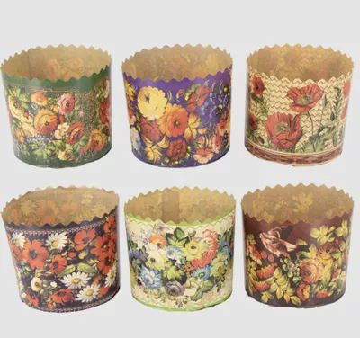 Produktbild von Backform für Osterkuchen 5er Set Zhostowo D-9 cm
