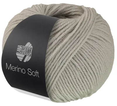 Produktbild von Lana Grossa - Merino Soft 0009 hellgrau
