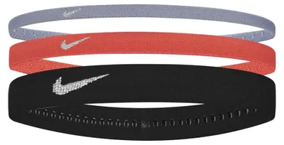 Image de Nike - Bandeau « Flex Classic » (lot de 3) CS2946 (taille unique) (mélange noir/violet/orange)