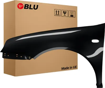 Zdjęcie produktu dla BLU Błotnik Premium pasujący do VW Volkswagen Golf IV 4 LC9Z Lewy Czarny BlackMagic | 1997-2006 | Przedni Przód | Lakierowany | Gotowy do montażu | Ocynk
