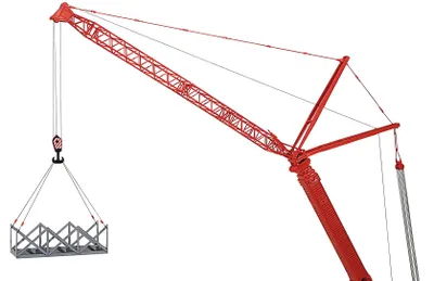 Produktbild von Kibri 10440 - H0 Gitterspitze für GOTTWALD Teleskopkran  - Neu