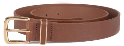 Image de Vivisence Ceinture cuir femme Cuir véritable Boucle dorée Classique P0001