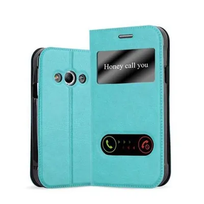 Obrázek produktu pro Cadorabo Protective Case for Samsung Galaxy XCover 3 Case in Turquoise Pouzdro na mobilní telefon typu kniha Cover Etui