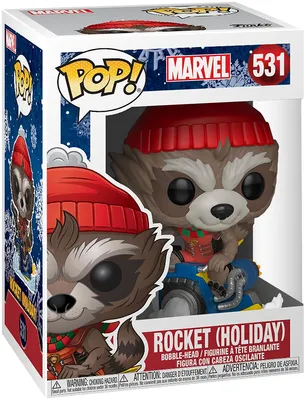 Produktbild von Marvel - Rocket (Holiday) 531 - Funko Pop! - Vinyl Figur
