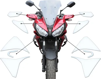 Produktbild von Lackschutzfolie Steinschlagschutz passend für Yamaha MT07 Tracer (2017-C)