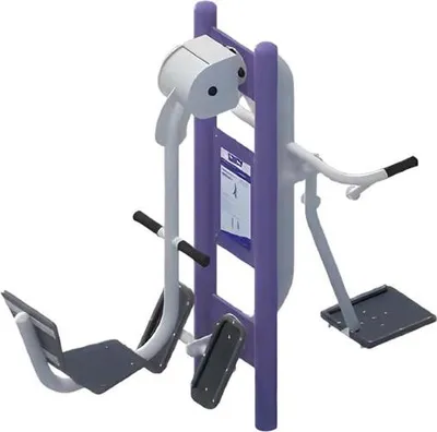 Produktbild von Straßensportgeräte Beinstreckgerät Adduktorenmaschine OutdoorBeinpresse Stepper