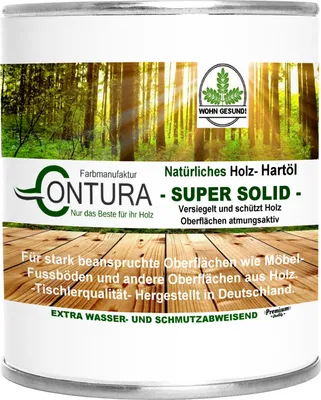 Produktbild von 375ml - Contura Premium Arbeitsplattenöl Hartöl Holzöl Holzschutz Möbelöl Pflegeöl