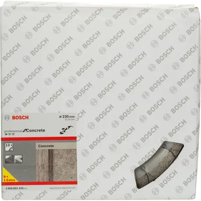 Zdjęcie produktu dla Bosch 2 608 603 243, Beton, 23 cm, 2,22 cm, 2,3 mm, 10 szt.