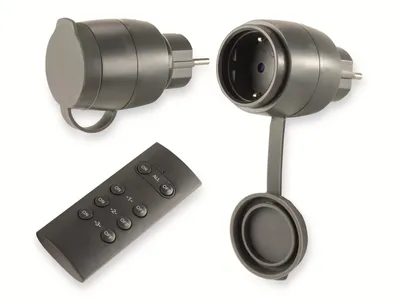 Produktbild von REV Funk-Schalt-Set 2 + 1 Mini Outdoor schwarz 0085600503