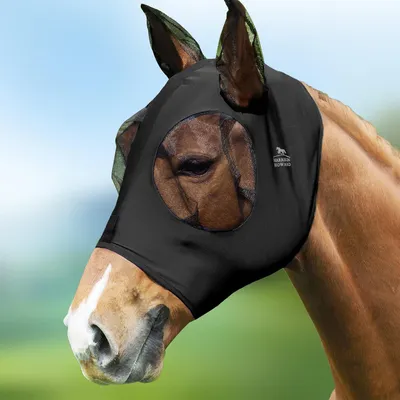 Imagen del producto de Máscara para mosquitos para caballos, de malla suave, color , transpirable, ideal para pieles sensibles